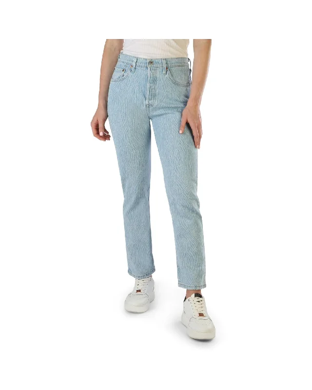 Levis Womens Wedgie Straight Jeans Light Wash