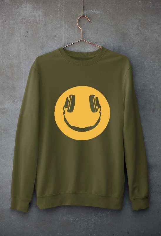 Emoji Headphone Music Unisex Sweatshirt for Men/Women