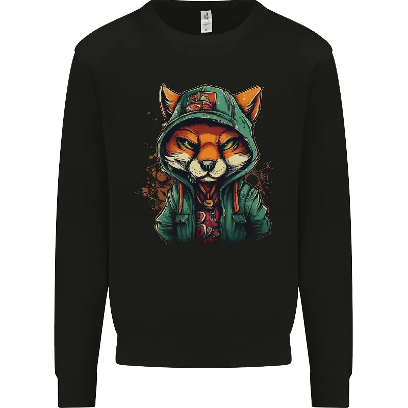 A Mischievous Fox Mens Sweatshirt Jumper