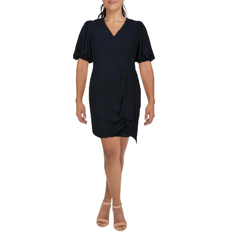 Womens Chiffon Short Mini Dress