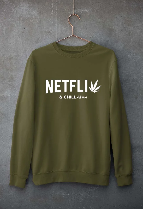 Netflix Weed & Chill Unisex Sweatshirt for Men/Women