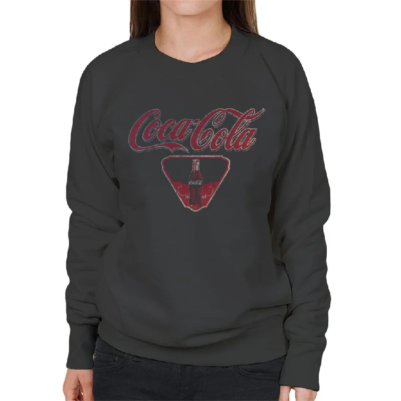 Coca Cola Vintage Bottle Logo Women's Sweatshirt