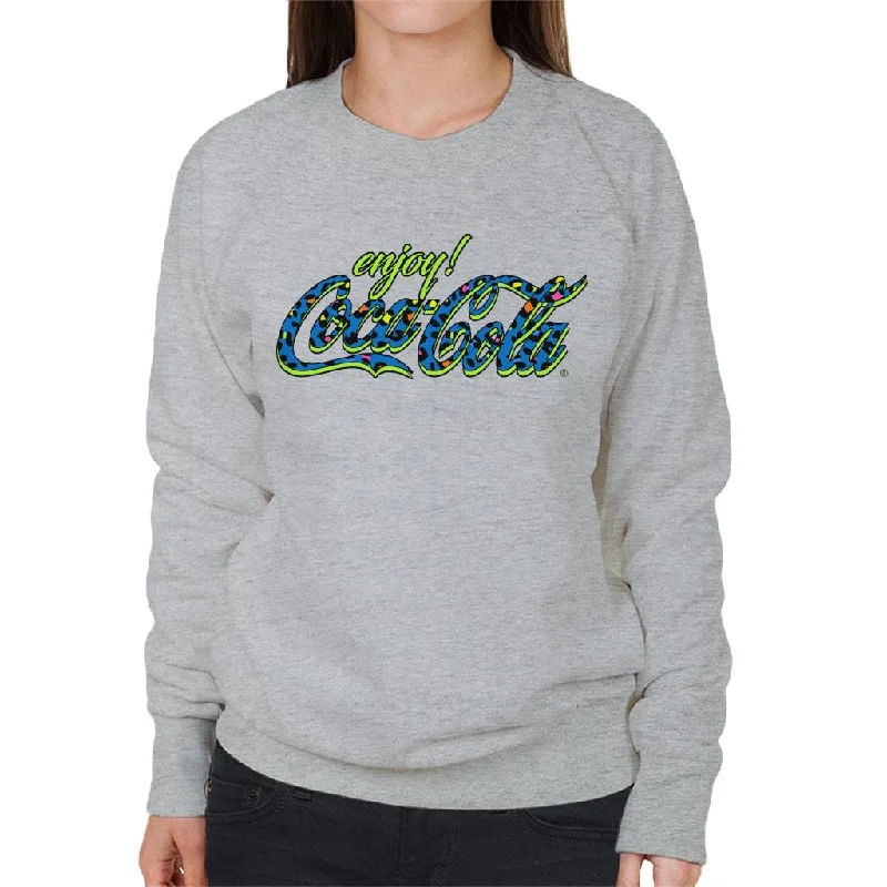 Coca Cola Spotted Logo Women's Sweatshirt