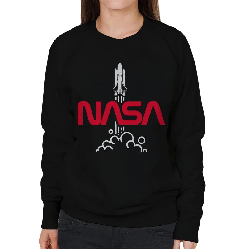 NASA Shuttle Launch Logo Women's Sweatshirt