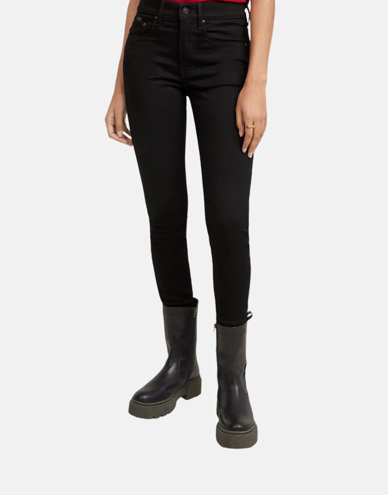 G-Star RAW 3301 Ladies Pitch Black Skinny Jeans