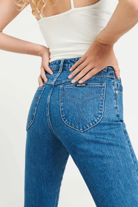 Rolla's Original Straight Jeans / Ashley Blue