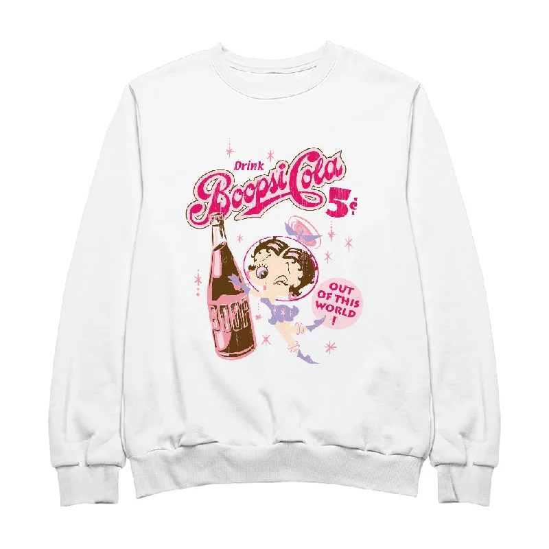 Betty Boop Drink Boopsi Cola Women's Sweatshirt