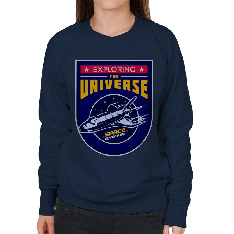 NASA Exploring The Universe Space Adventure Women's Sweatshirt