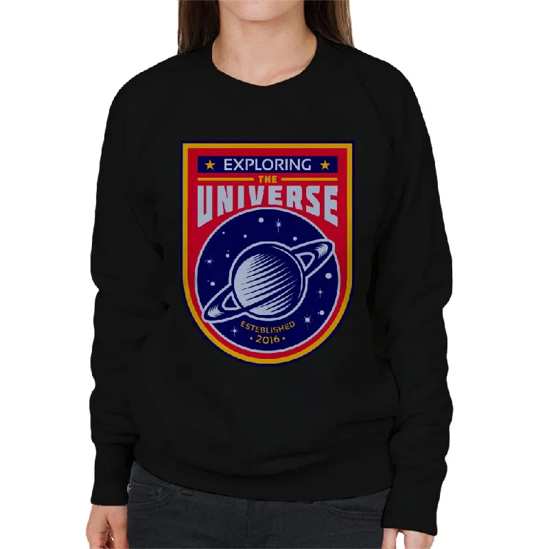 NASA Exploring The Universe Saturn Women's Sweatshirt