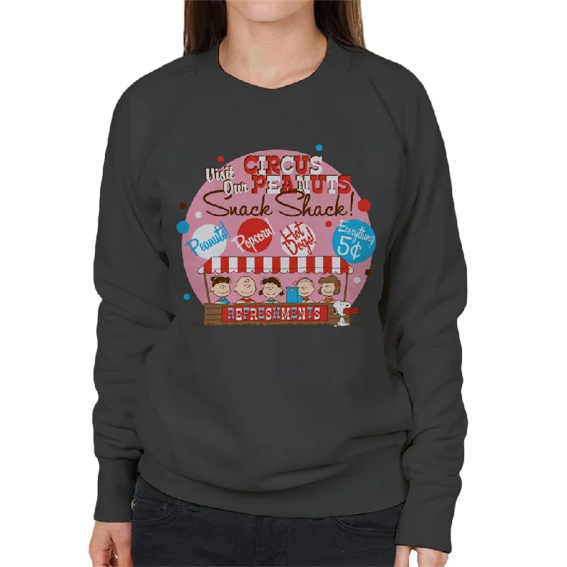 Peanuts Circus Snack Shack Women's Sweatshirt