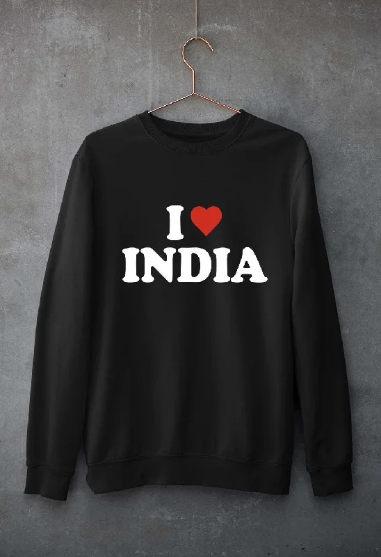 I Love India Unisex Sweatshirt for Men/Women