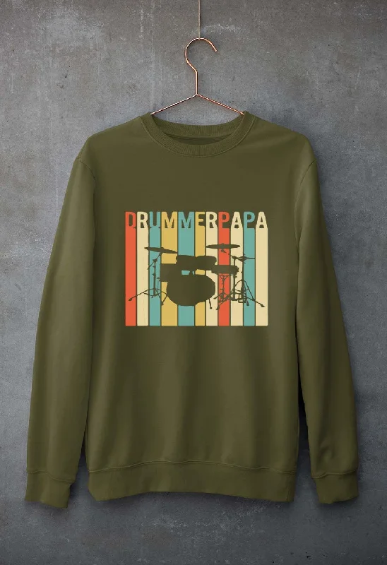 Drummer Papa Unisex Sweatshirt for Men/Women