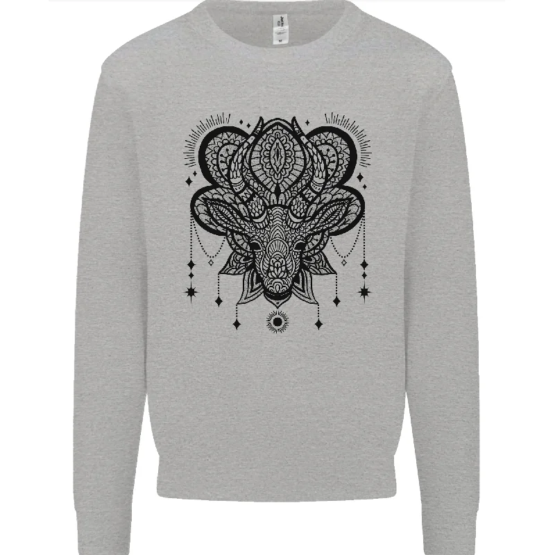 A Mandala Deer Mens Sweatshirt Jumper