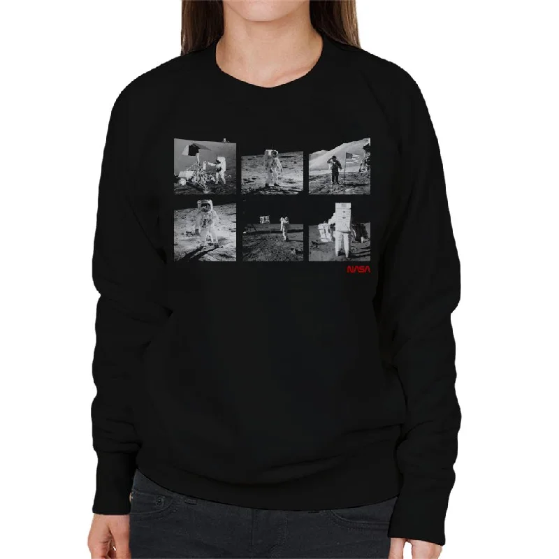 NASA Apolo 11 Landing Photos Women's Sweatshirt