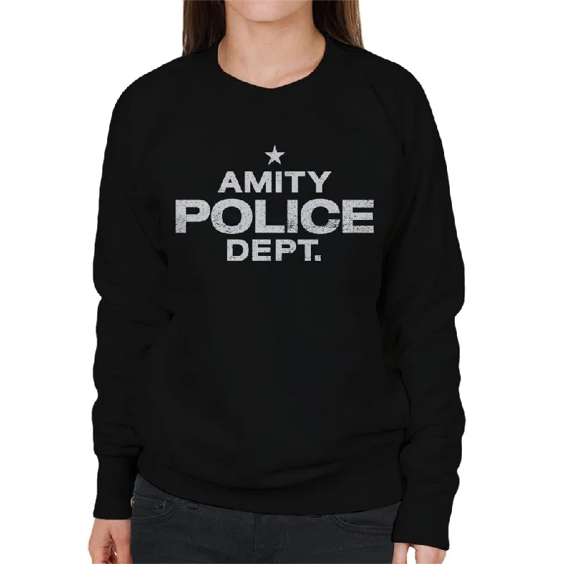 Jaws Amity Police Dept Women's Sweatshirt