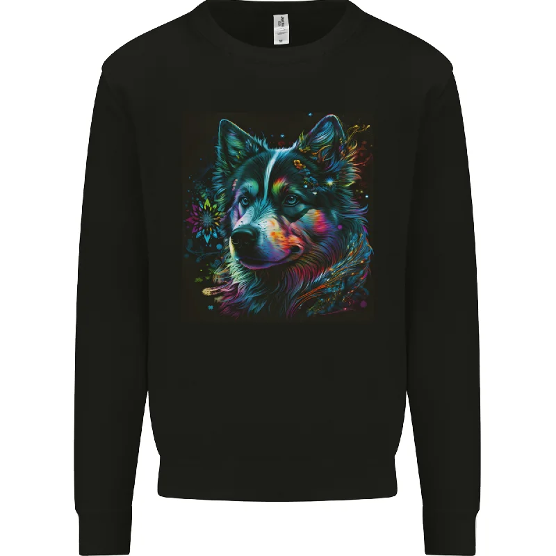 A Husky Dog Mens Sweatshirt Jumper