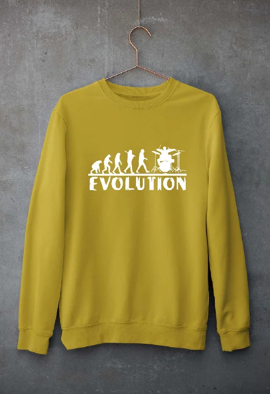 Drummer Evolution Unisex Sweatshirt for Men/Women