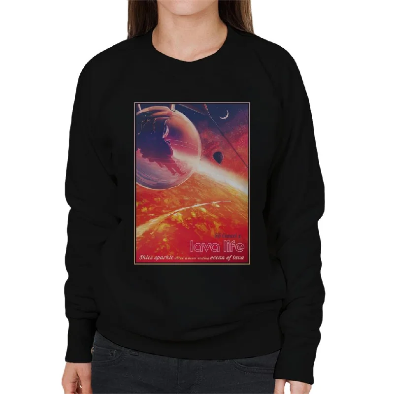 NASA 55 Cancri E Lava Life Women's Sweatshirt