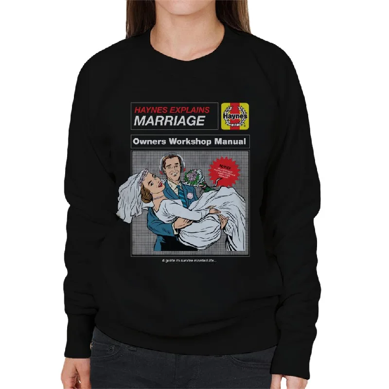 Haynes Explains Marriage Workshop Manual Women's Sweatshirt