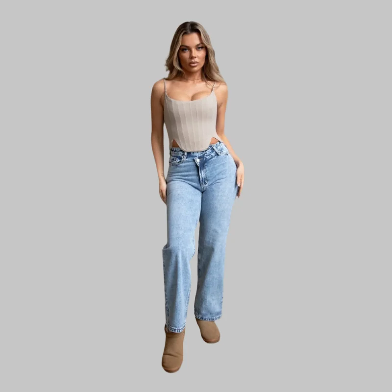 TIC TOC - Jazlyn - Denim Straight Jeans