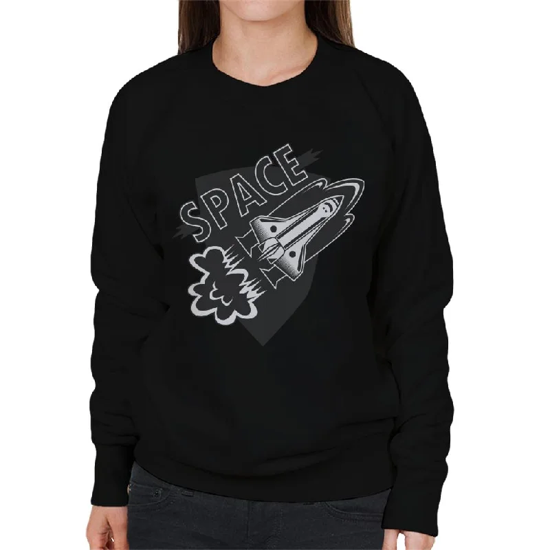 NASA Space Rocket Takeoff Women's Sweatshirt