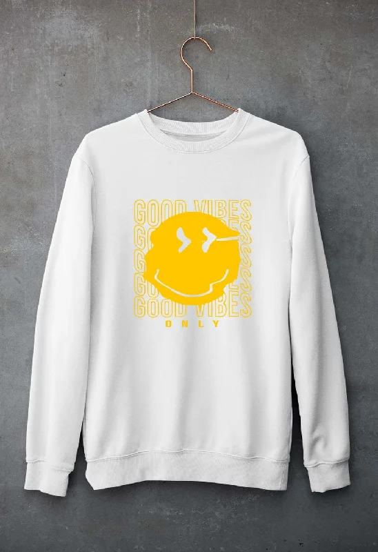 Good Vibes Emoji Unisex Sweatshirt for Men/Women