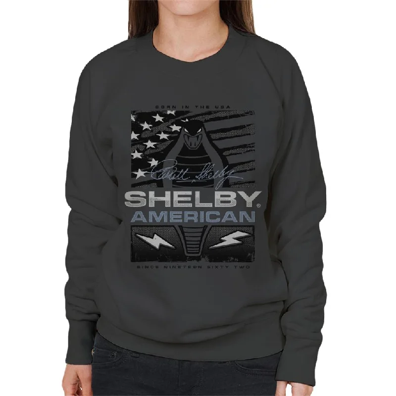 Shelby American 1962 Born In The USA Women's Sweatshirt