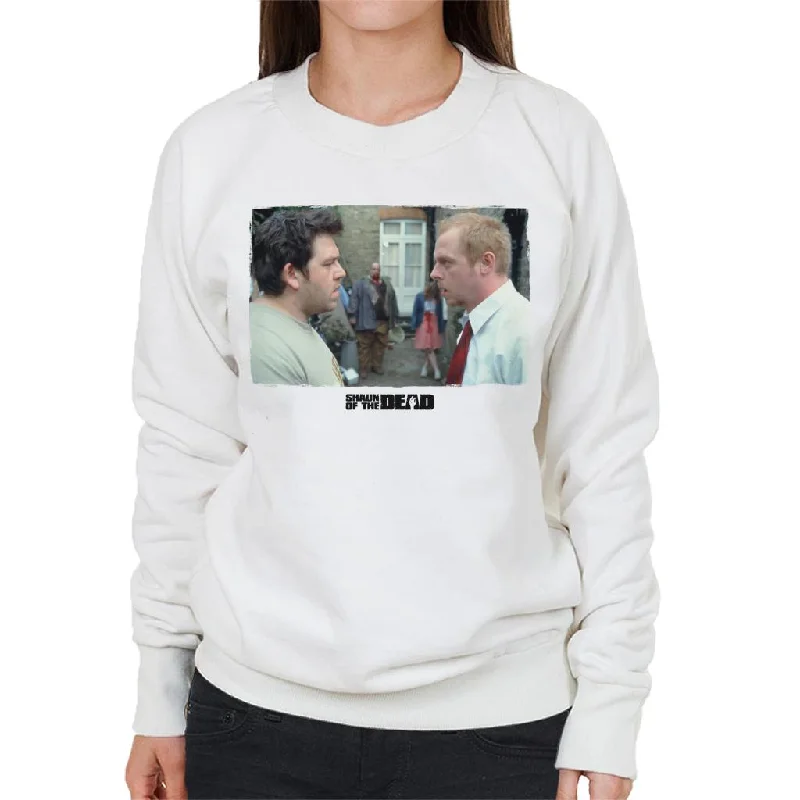 Shaun of the Dead Garden Scene Women's Sweatshirt