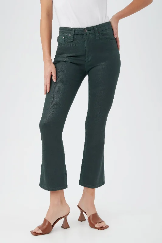 AG Women's Farrah Green Cropped Jean