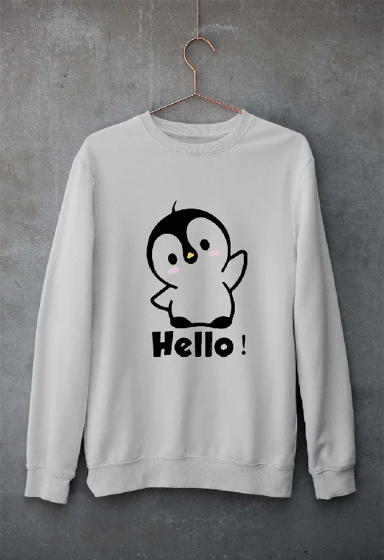 Penguin Hello Unisex Sweatshirt for Men/Women