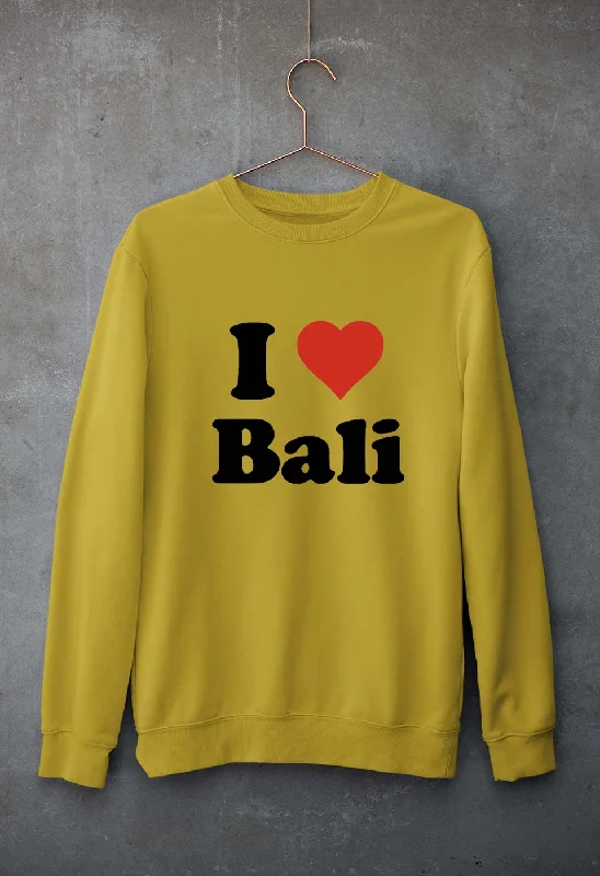 I Love Bali Unisex Sweatshirt for Men/Women