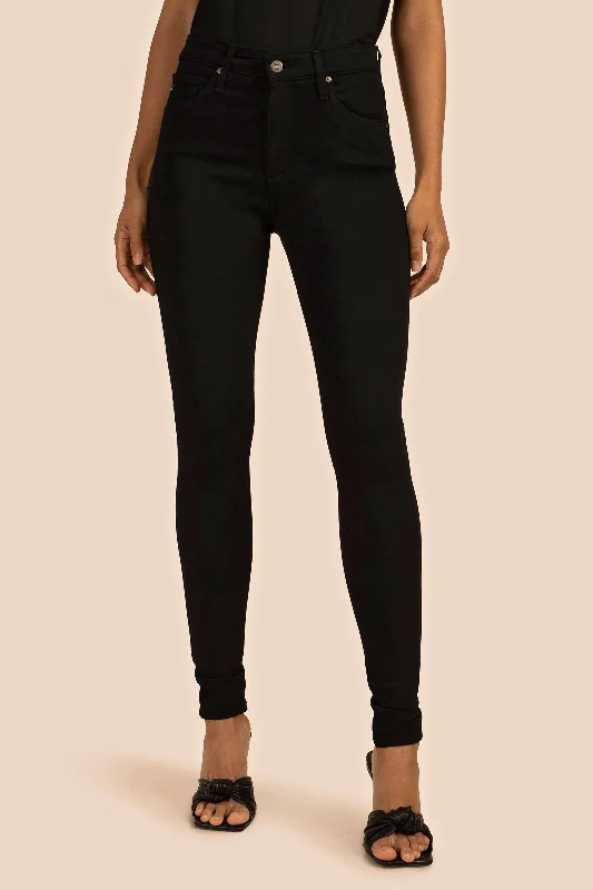 AG Women's Farrah Black Denim Skinny Jean