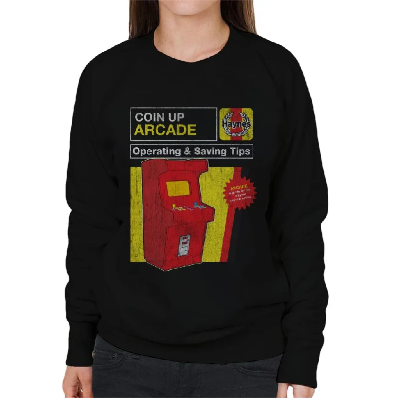 Haynes Coin Up Arcade Tips Women's Sweatshirt