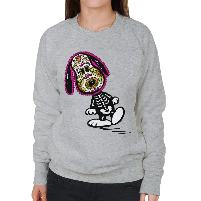 Peanuts Cinco De Mayo Skeleton Snoopy Women's Sweatshirt