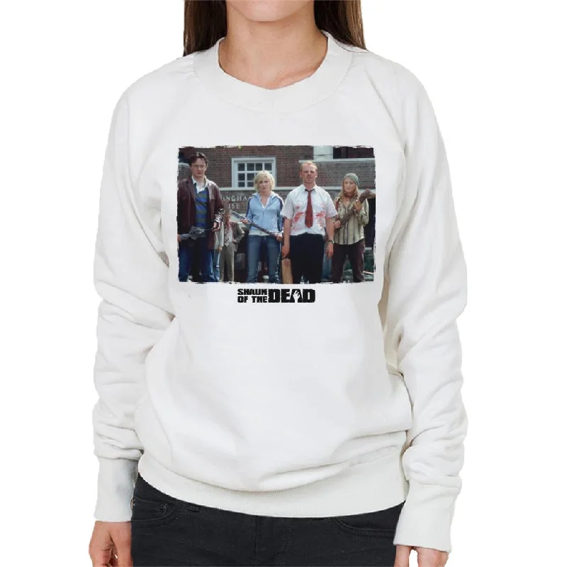 Shaun of the Dead Liz Holding Hockey Stick Women's Sweatshirt