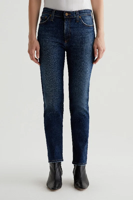 AG Mari High-Rise Slim Straight Leg Jeans