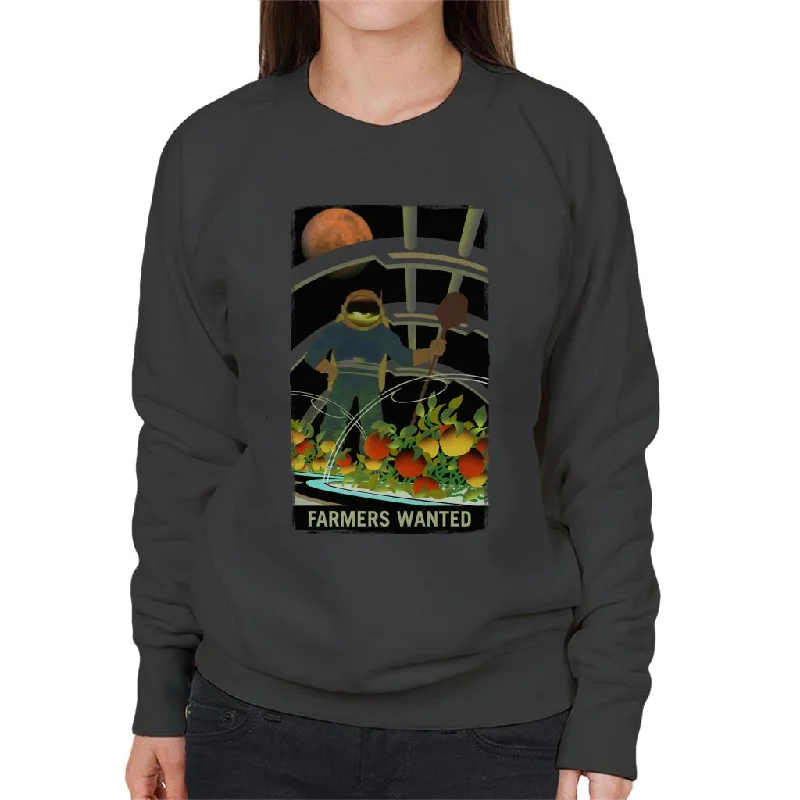 NASA Farmers Wanted Women's Sweatshirt