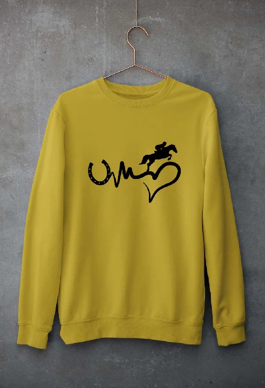 Horse Riding Unisex Sweatshirt for Men/Women