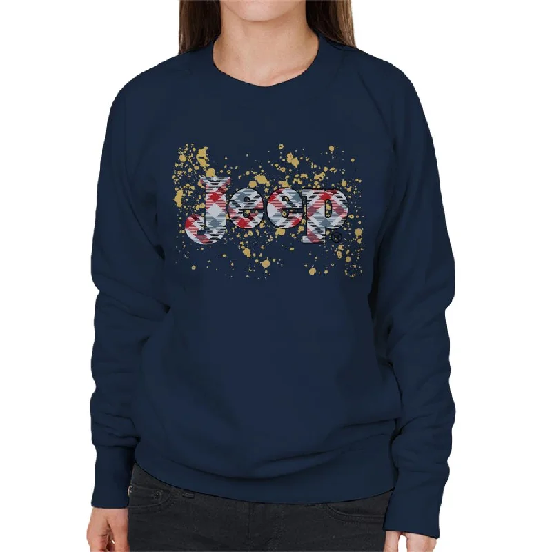 Jeep Splattered Logo Women's Sweatshirt