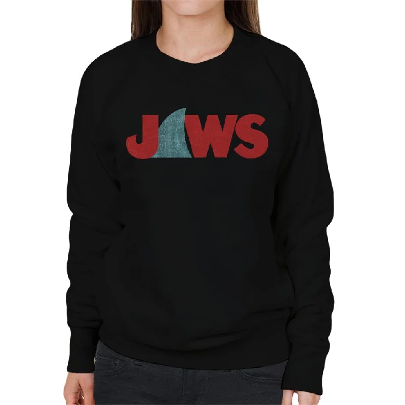 Jaws Shark Fin Logo Women's Sweatshirt