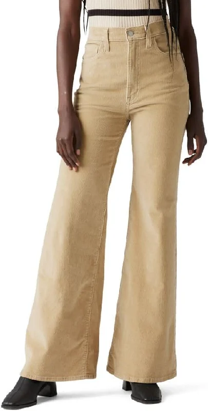 Levi Ribcage Bell Women's Jeans - SAFARI