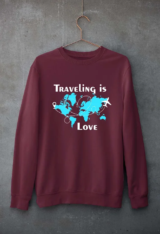 Traveling is Love Unisex Sweatshirt for Men/Women