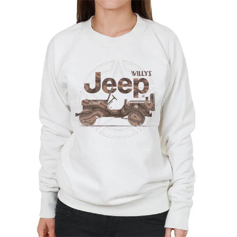 Jeep Willys MA Star Women's Sweatshirt