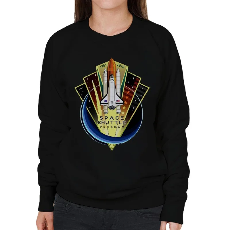 NASA Shuttle Program Commemorative Emblem Women's Sweatshirt