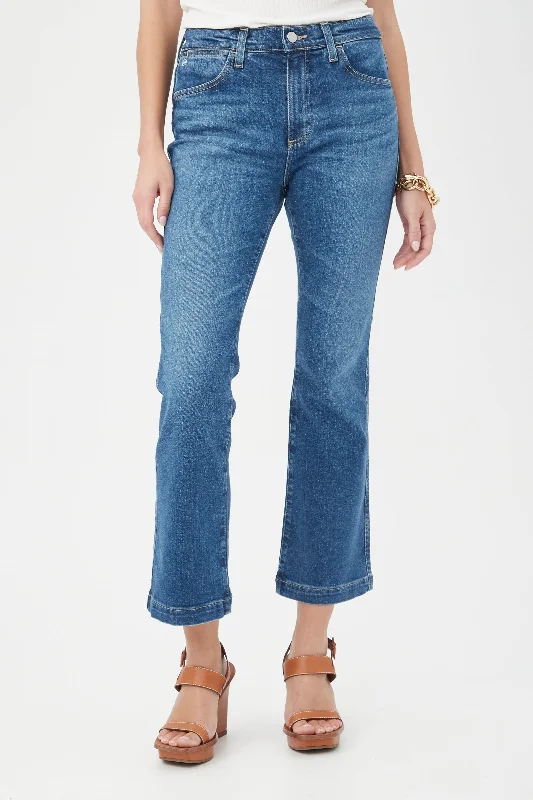 AG Women's Naomi Cropped Blue Jean