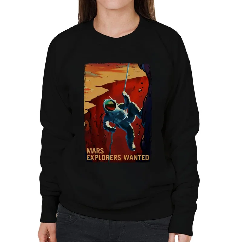 NASA Mars Explorers Wanted Women's Sweatshirt