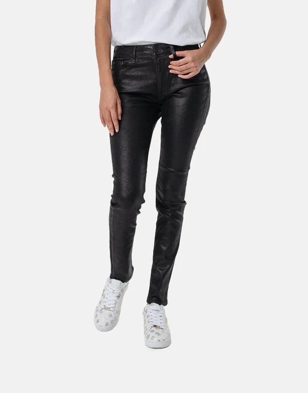 Replay Luzien High Waist Black Skinny Jeans