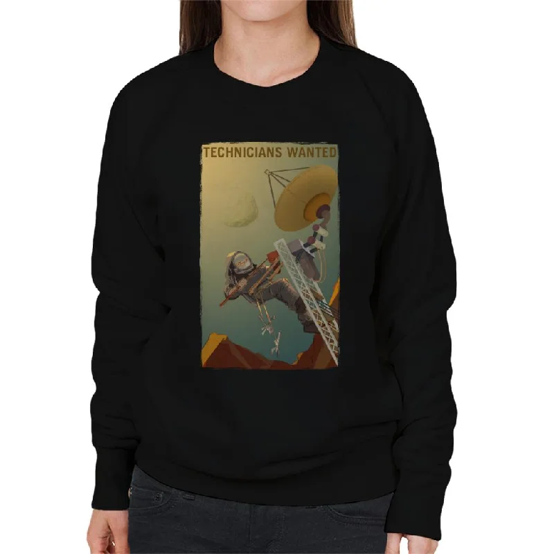 NASA Technicians Wanted Women's Sweatshirt