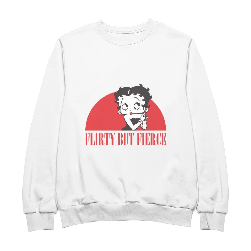 Betty Boop Confident Flirty But Fierce Women's Sweatshirt