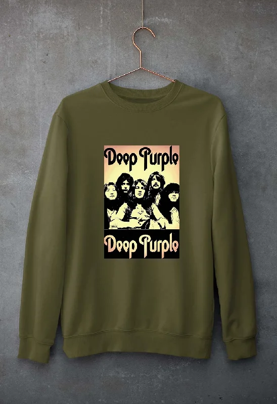 Deep Purple Unisex Sweatshirt for Men/Women